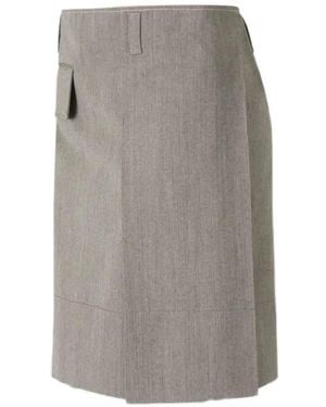 Marni Minirock Mit Pattentaschen - Grau