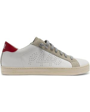 P448 John perforated leather sneakers - Braun