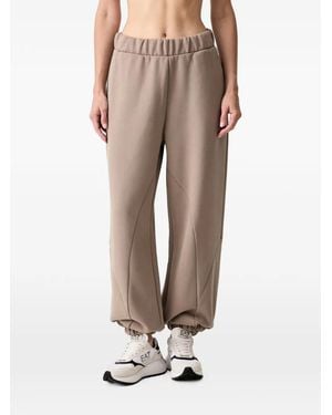 EA7 Elasticated Track Pants - Natural