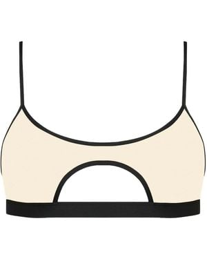 Maison Close Keyhole-Detail Bra - Natural