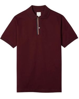 Paul Smith Cotton Polo Shirt - Red