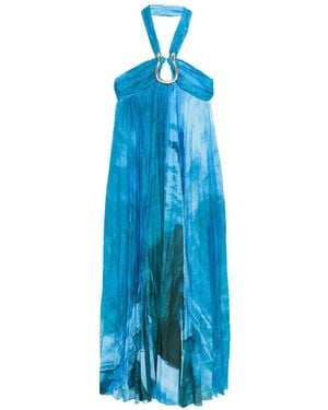 Acler Askham Maxi Dress - Blue