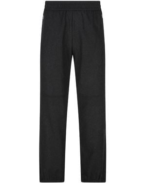 Fendi Pantalones de chándal con cintura elástica - Negro