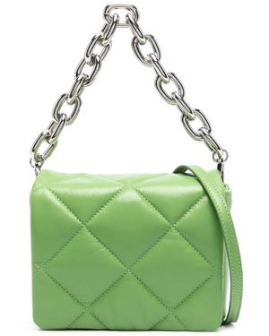 Stand Studio Hestia Quilted Shoulder Bag - Green