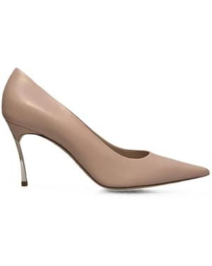 Casadei Blade Pointed-Toe Stiletto Pumps - Pink