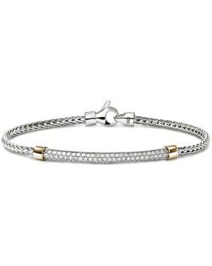 John Hardy Geflochtenes Kettenarmband - Weiß