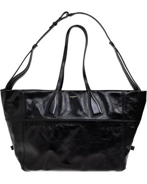Balmain Top-Handle Tote Bag - Black