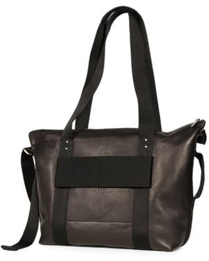 Rick Owens Trolley Leather Shoulder Bag - Black