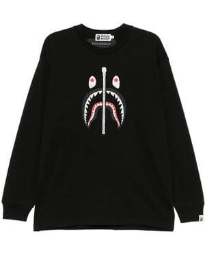 A Bathing Ape Shark T-Shirt - Black