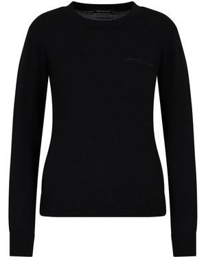 ARMANI EXCHANGE クルーネック プルオーバー - ブラック