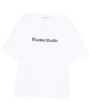 Etudes Studio Logo-print T-shirt - ホワイト