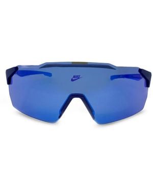 Nike Limitless Shield Mirrored Sunglasses - Blue
