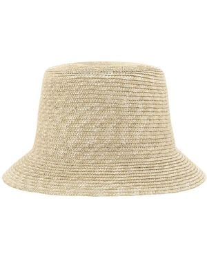 Saint Laurent Sombrero de pescador con placa del logo - Neutro