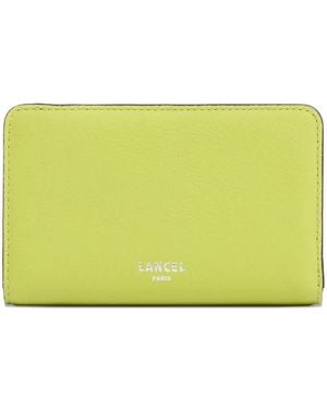 Lancel Bcbg Grained-Rectangular Wallet - Yellow