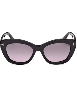 Tom Ford Cat-Eye-Sonnenbrille - Schwarz