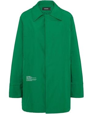 DSquared² Logo-Print Coat - Green