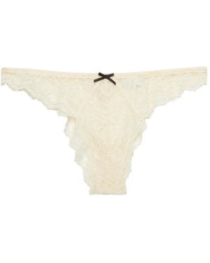 Fleur du Mal Bianca Briefs - Natural