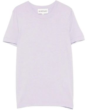 Bompard Round-Neck T-Shirt - Purple