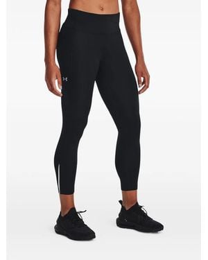 Under Armour Leggins Launch Con Perforaciones - Azul