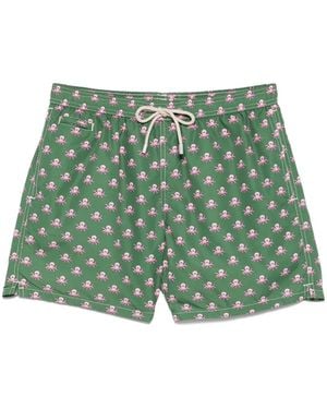 Mc2 Saint Barth Badeshorts Mit Oktopus-Print - Grün