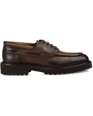 Doucal's Segelschuhe Aus Hirschleder - Braun