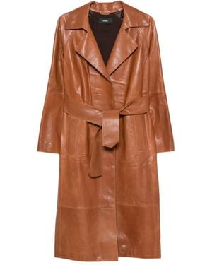 Arma Abrigo con cinturón - Marrón