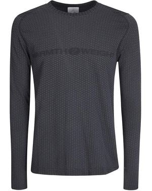 ROA Camisa Texturizada De Manga Larga - Azul