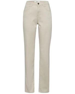 Brax Carola Trousers - Natural