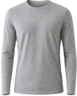 Patrick Assaraf Crew-Neck T-Shirt - Grey