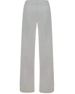 Avenue Montaigne Darted-Back Trousers - Grey