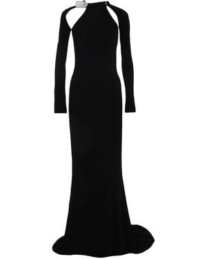 Off-White c/o Virgil Abloh ビジュートリム マキシドレス - ブラック