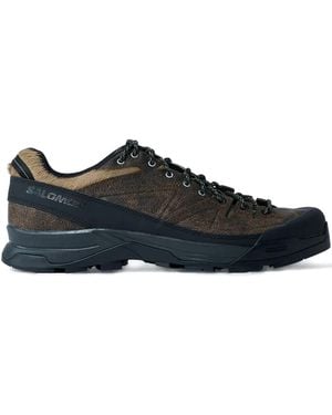 Salomon X-Alp Lace-Up Sneakers - Black