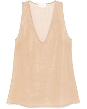 Ruohan Sleeveless Tank Top - Natural
