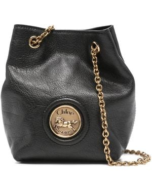 Chloé ホースメダル バケットバッグ ミニ - ブラック
