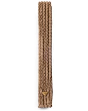 Prada Wool Scarf - White