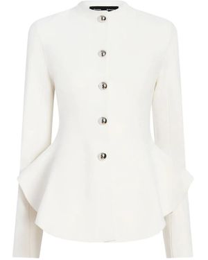 Proenza Schouler Off Viscose Polyamide Jacket - White