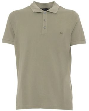Fay Cotton Polo Shirt - Green