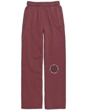 Nike Pantalones De Chándal De Punto De Rizo Francés De X Martine Rose - Morado