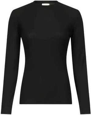 Loulou de Saison Ortigia Lds Long-Sleeve Top - Black