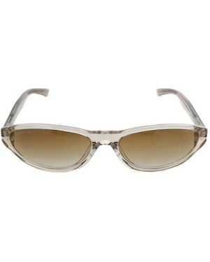Balenciaga Neo Transparent-Frame Sunglasses - Natural