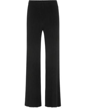 Marc Cain Welkom Ribbed Trousers - Black