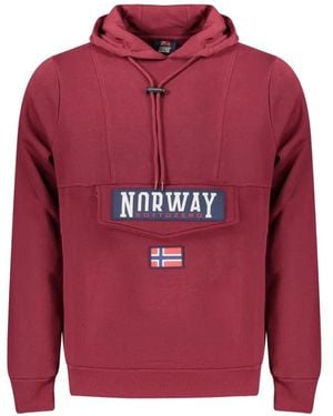 Norway 1963 Logo-Patch Hoodie - Red