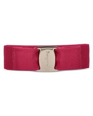 Ferragamo Barrette À Nœud - Red