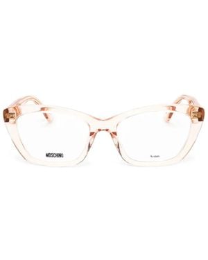 Moschino Cat-Eye Glasses - Natural
