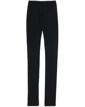 Bimba Y Lola Semi-Sheer Leggings - Black