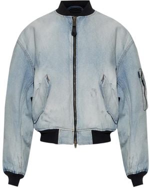 Balenciaga Zip Pocket Jacket - Blue