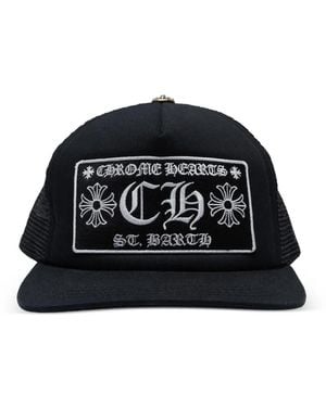 Chrome Hearts St. Barth Ch Patch Baseball Cap - Black