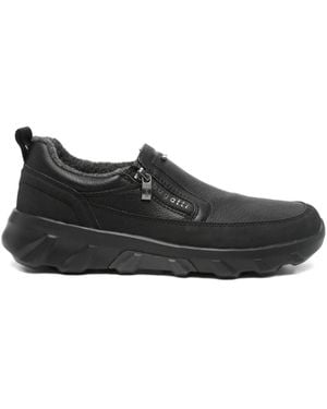 Bugatti Zip-Up Trainers - Black