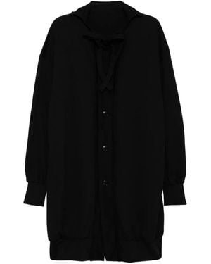 Yohji Yamamoto Haut À Slogan Imprimé - Noir