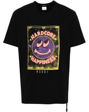 Ksubi Hardcore Kash Cotton T-Shirt - Black